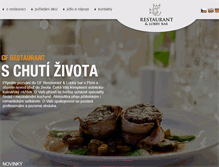 Tablet Screenshot of gf-restaurant.eu